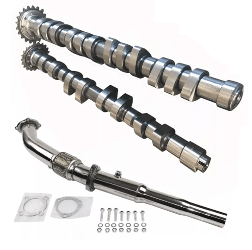 Comando de válvula 252°A / 260°E + Downpipe em inox para VW Golf GTi /Audi 1.8 20V turbo