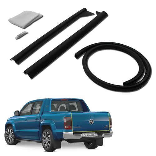 Kit Vedação Tampa Traseira Amarok Extreme 2017 a 2023 Veda Pó Keko