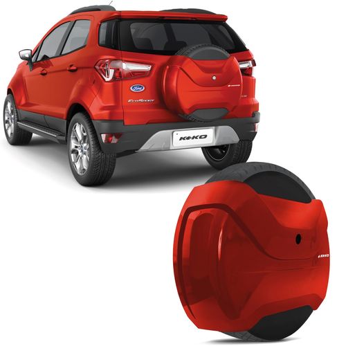 Capa de Estepe Ecosport 2013 a 2019 Vermelho Arpoador Keko