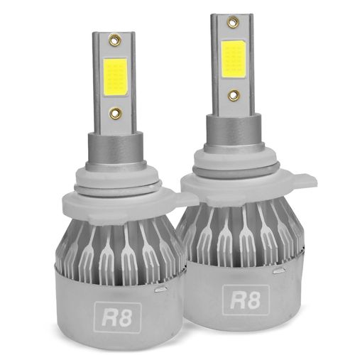 Kit Lâmpada de Led H4 6500k R8 3000 Lumens 50w