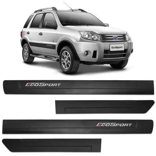 Friso Lateral Ecosport 2008 a 2012 Borrachão Preto Modelo Original
