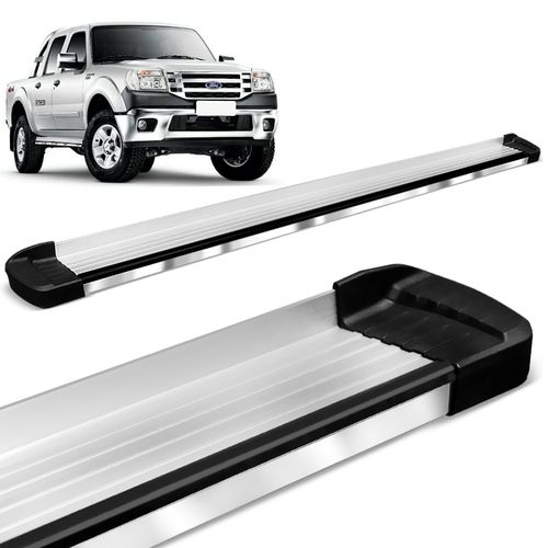 Estribo Lateral Ranger CD 1998 a 2012 Aluminio Elegance Bepo