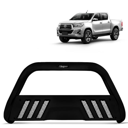 Parachoque de Impulsão Hilux 2016 a 2023 Preto Grade Bepo