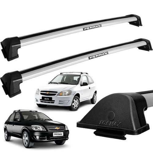 Rack Travessa Celta 2000 2011 Prisma 2007 a 2012 Prata Eqmax