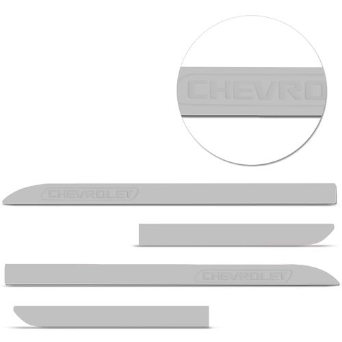 Friso Lateral Universal Chevrolet Prata Switchblade Modelo Original