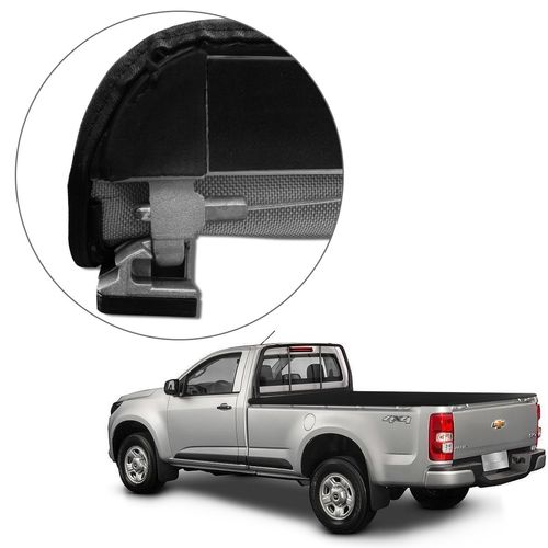 Capota Maritima S10 CS 2012 a 2023 Com Grade Protetor Importado Trek Flash Force