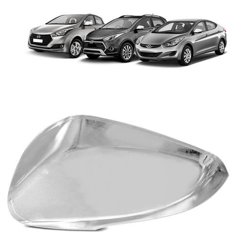 Aplique Retrovisor Elantra Hb20 Hb20x 2012 a 2019 Cromado LE
