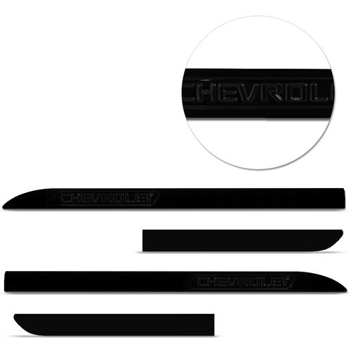 Friso Lateral Universal Chevrolet Preto Global Modelo Original