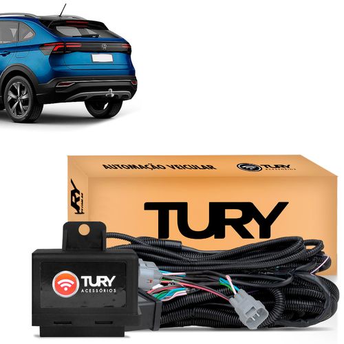 Modulo Elétrico de Engate Reboque T-Cross, Nivus, Virtus, Polo e Golf 2018 a 2022 Sinalização Luzes
