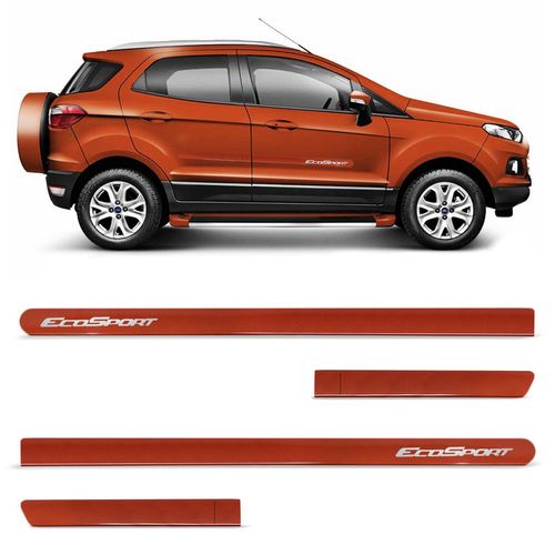 Jogo de Friso Lateral Ecosport 2013 a 2020 Laranja Savana Slim