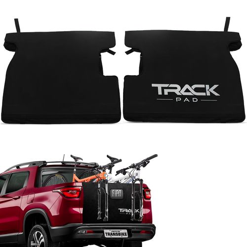 Protetor da Tampa Traseira Fiat Toro 2016 a 2023 Para Bicicleta Track Pad