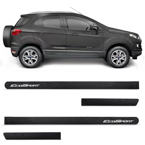 Jogo de Friso Lateral Ecosport 2013 a 2021 Cinza Camburi Slim