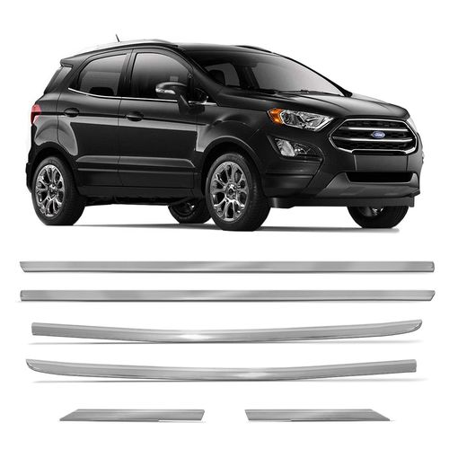 Jogo de Friso Pestana Ecosport 2013 a 2020 Cromado