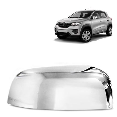 Aplique Capa de Retrovisor Kwid 2017 a 2023 LE Cromado