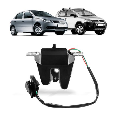 Fechadura Interna Porta Malas Gol G5 Fox 2003 a 2009 Com Alarme
