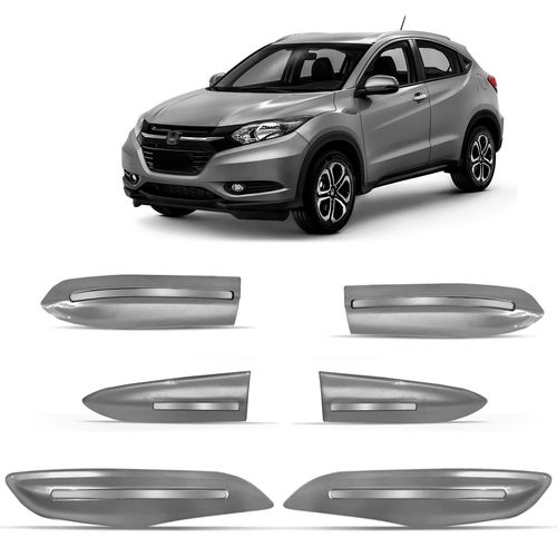 Friso Protetor de Parachoque HR-V 2016 a 2021 Prata Platinum