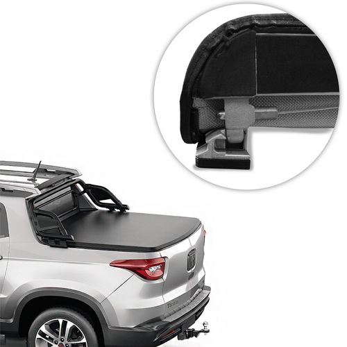 Capota Maritima Fiat Toro 2016 a 2023 Trek Aluminio Flash Force