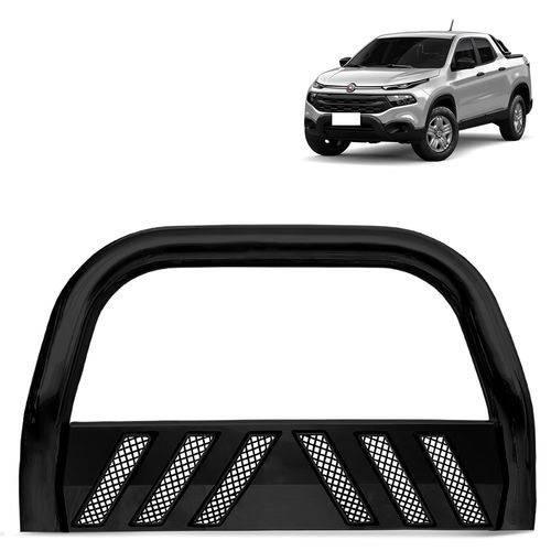 Parachoque de Impulsão Fiat Toro Diesel 2016 a 2021 MataBoi Preto Bepo