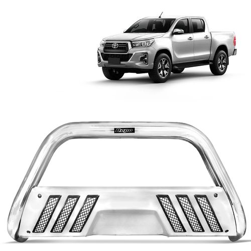 Parachoque de Impulsão Hilux 2016 a 2023 Cromado Com Grade