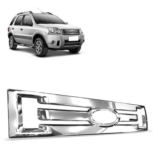 Aplique da Grade Frontal Ecosport 2010 a 2012 Cromado