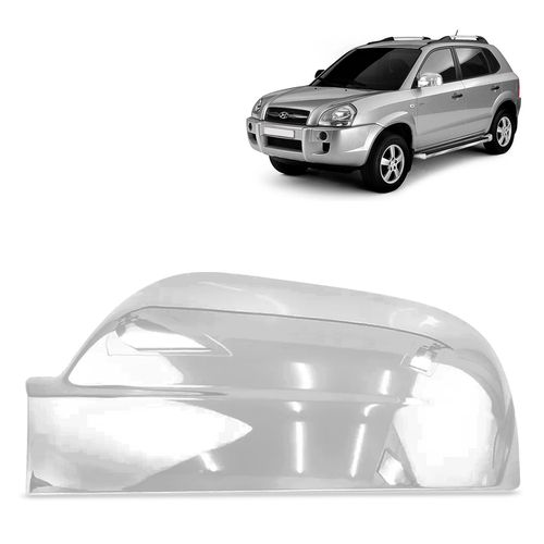 Aplique de Retrovisor Tucson 2004 a 2015 lado esquerdo Cromado