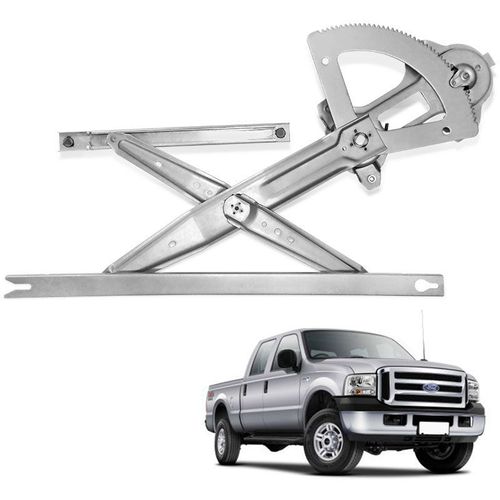Máquina Vidro F250 F350 F350 Mecânica Manual Lado Direito