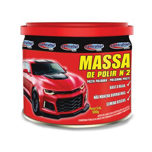 Massa de Polir Nº 2 Elimina Riscos 500g CentralSul