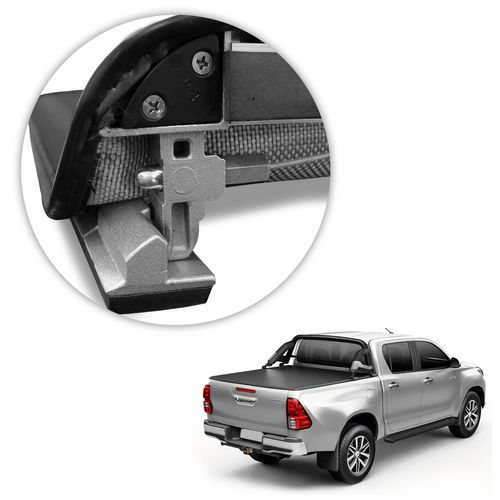 Capota Maritima Hilux CD 2016 a 2023 Trek Aluminio Slim Eco