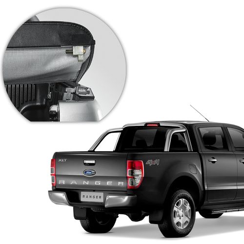 Capota Maritima Ranger CD 2013 a 2023 XLT FX4 Com Santo Antonio Original Trek Alumínio Keko