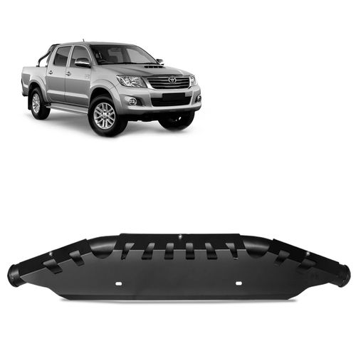 Parachoque Mata Boi Hilux 2005 a 2015 Baixo Preto Bepo