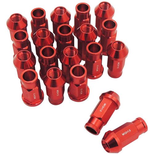 Porca De Roda (Lug Nuts) 20 Peças 50mm M12 X 1,5 V3