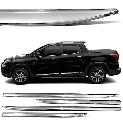 Jogo de Friso Cromado Fiat Toro Inferior Modelo Original
