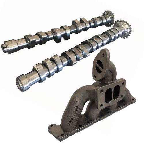 Comando de válvula para VW/Audi 20V 252°A / 260°E para aspirado/turbo + Coletor de escape turbo pulsativo para cima T3