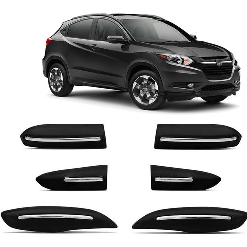 Friso Protetor de Parachoque HR-V 2016 a 2021 Preto Cristal