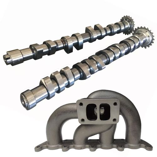 Comando de válvula para VW/Audi 20V 252°A / 260°E para aspirado/turbo + Coletor de escape turbo pulsativo para baixo T3