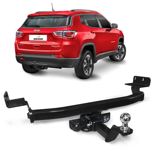 Engate de Reboque Jeep Compass Trailhawk 2017 a 2021 Removível 750kg Keko