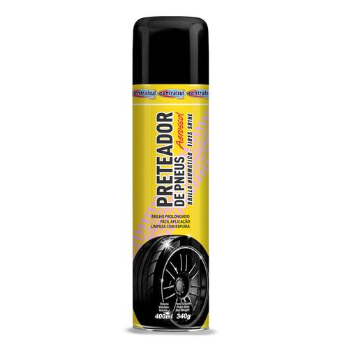 Preteador de Pneus Automotivo Spray Aerossol 400ml CentralSul