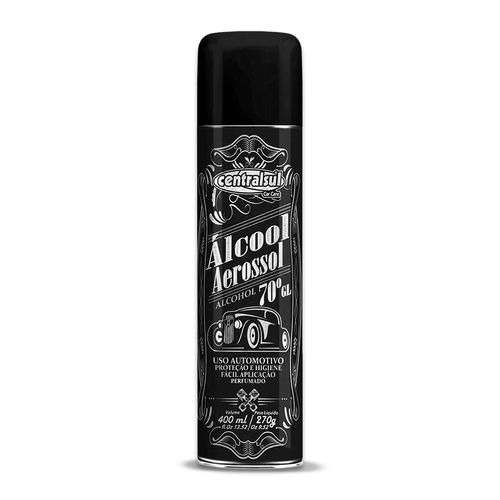 Álcool 70% Spray Perfumado Limpa Higieniza 400ml CentralSul