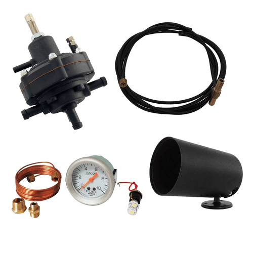 Dosador combustível HPI grande para motores injetados linha Composite + KIT MANÔMETRO MOTOR DIANTEIRO