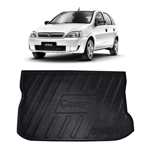 Tapete Bandeja Protetor de Porta Malas Corsa Hatch 2003 a 2013 Shekparts