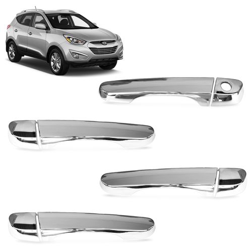 Aplique de Maçaneta Hyundai Tucson 2004 a 2015 Cromado