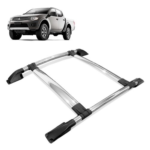Rack De Teto Bagageiro L200 Triton 2008 a 2016 Tubolar Cromado