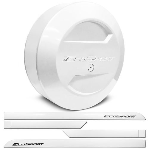 Kit Friso Lateral e Capa Estepe Bepo Ecosport Branco Ártico
