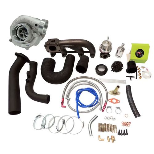KIT TURBO VW AP 8V MULTIPONTO CARROS C/ A/C D/H COLETOR DESLOCADO + TURBINA .42 T3 R4449