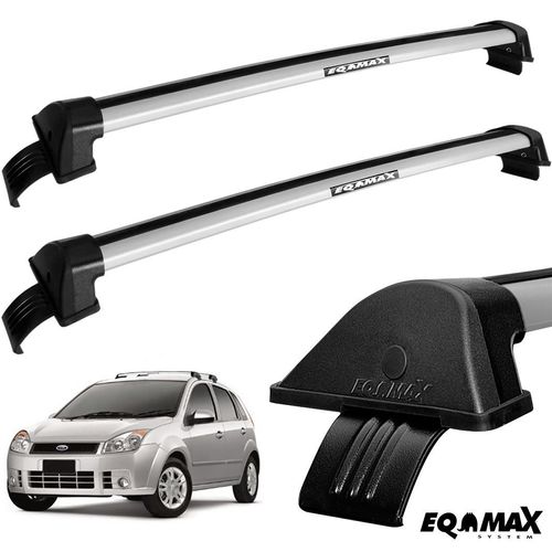 Rack Teto Travessa Fiesta 2003/2016 Alumínio Prata Eqmax