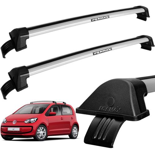Rack de Teto Bagageiro Volkswagen Up Alumínio Prata Eqmax