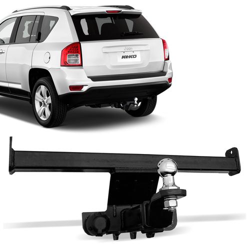 Engate de Reboque Jeep Compass 2012 a 2016 Removível 750kg Keko K1