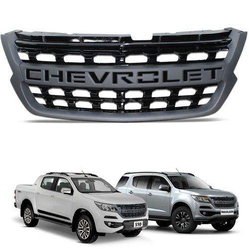Grade Frontal Colorado S10 Trailblazer 2017 a 2020 Preto