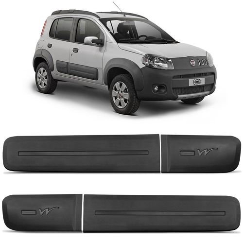 Friso Lateral Uno Way 2011 a 2018 Borrachão Preto Modelo Original