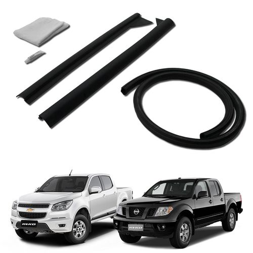 Kit Vedação Tampa Traseira S10 2012 a 2023 Frontier 2008 a 2016 Keko